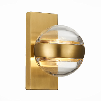 Светильник настенный Латунь/Прозрачный G9 1*5Вт SL1156.301.01 ST LUCE