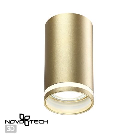Св-к накл.IP20 GU10 9W 220V ULAR матовое золото B NOVOTECH