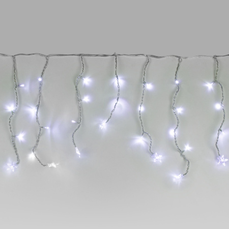 Гирлянда бахрома 1,8*0,5 м IP20 (100-002 белый) Eurosvet