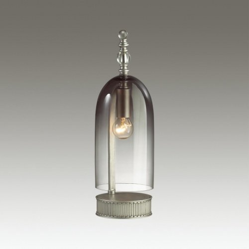 Настольная лампа E14 1*40W BELL серебристый/дымчатый/стекло ODEON LIGHT фото 3