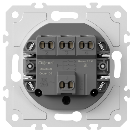 Donel механизм выключателя В3 (простого), 10 A 250 В~, серия DB