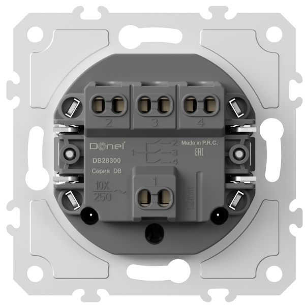 Donel механизм выключателя В3 (простого), 10 A 250 В~, серия DB