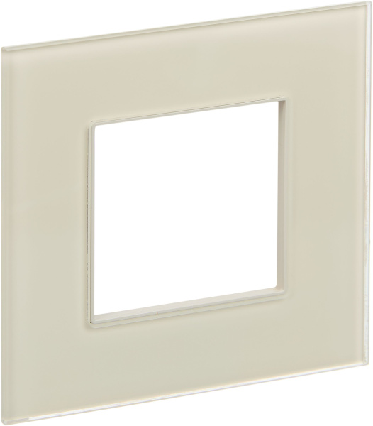 SKANDY Рамка 1-местная SK-F21B стекло беж. IEK