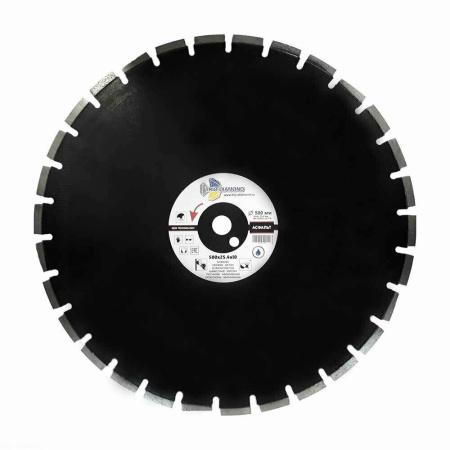 Диск алмазный отрезной 500*25,4*12 Асфальт Серебряная пайка GA776 Trio-Diamond