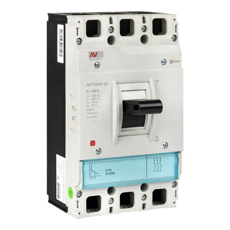 Выключатель автоматический AV POWER-3/3 400А 100кА TR AVERES EKF