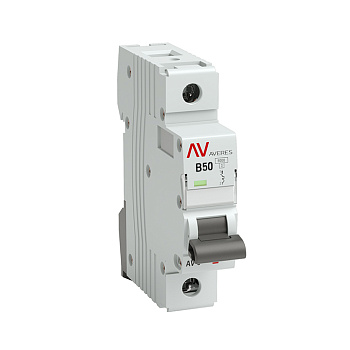 Выключатель автоматический ВА МОД 1П 50А В 10кА Averes EKF