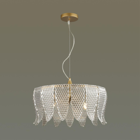 Св-к подвесной E27 5*40W 220V BEATRIS матовое золото LUMION