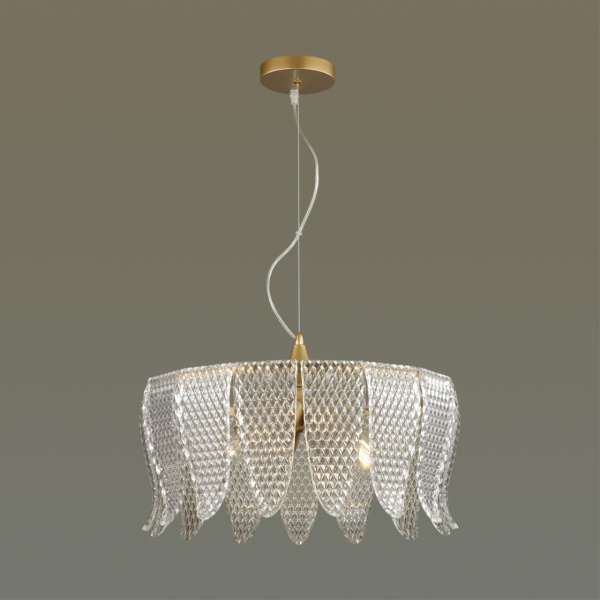 Св-к подвесной E27 5*40W 220V BEATRIS матовое золото LUMION