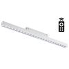 Трековый св-к димм.с ДУ,со сменой цв.темп.IP20 LED 3000~6500К 24W 48V белый FLUM B NOVOTECH