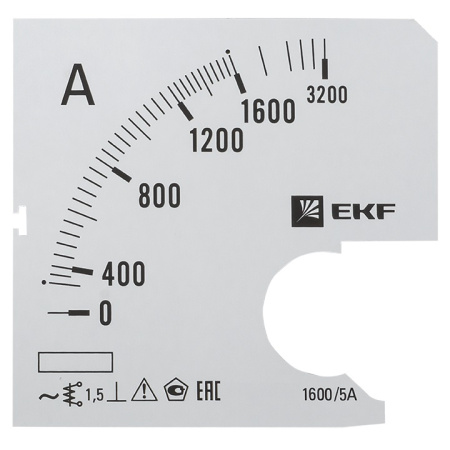 Шкала сменная для A961 1600/5А-1,5 PROxima EKF