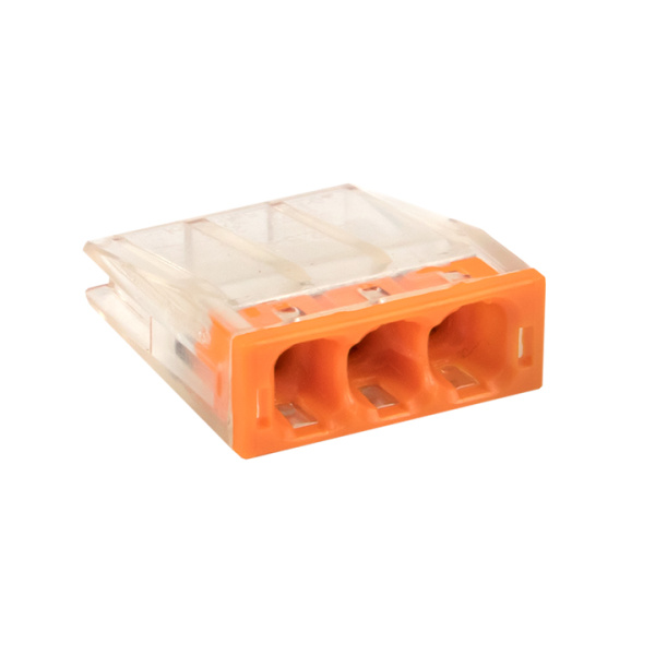 Строительно-монтажная клемма СМК 2273-243 (с пастой) 3 отверстия 0,5-2,5 мм2 блистер (5шт) PROxima EKF