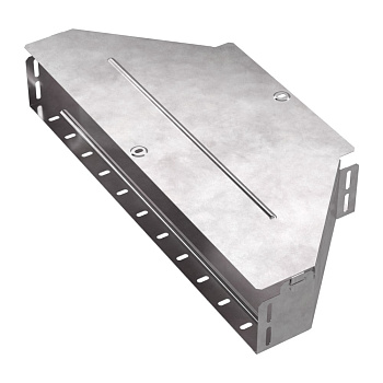 Переходник симметричный с крышкой Стандарт 600х300х100 Промрукав