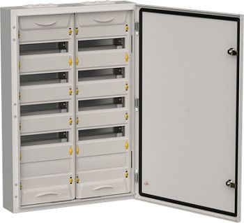 TITAN 5 Корпус мет. ЩРн-120 (2х60) 835х570х140 IP54 сер IEK