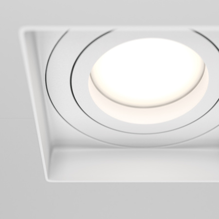 Встраиваемый светильник 2*GU10 50Вт Белый IP20 Downlight DL003-02-W Technical Maytoni