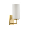Бра E27 40W KASALI матов.золотой/белый/стекло ODEON LIGHT