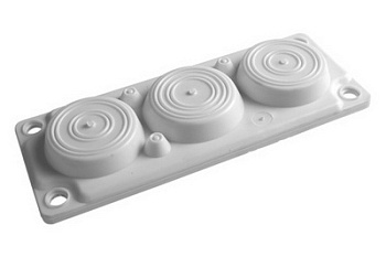 Кабельный ввод, пластик V0 UL94, IP65, +130 - 40, 6 отверстий DKC