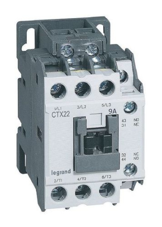 Контактор CTX3 3п 9А 1НО1НЗ 230В AC Legrand