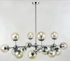 Подвесной светильник 16*E14 60Вт Хром IP20 Richard FR5596PL-16CH Freya