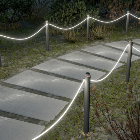 17-58 Светодиодный неон 220В, 6Вт/м, 300лм/м, 4000К (д/б), smd 2835, 144д/м, круглый, d=14мм, 50м, IP65 Apeyron