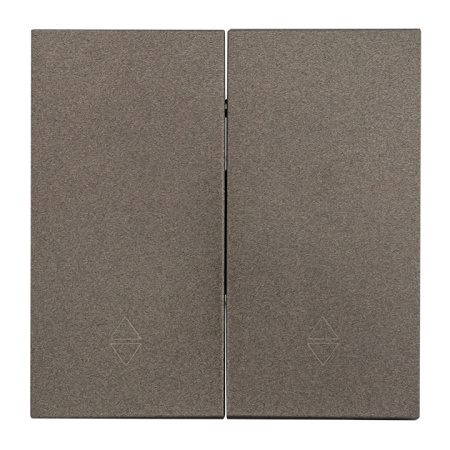 Валенсия Лицевая панель выключателя 2-кл, проходного 10А графит EKF