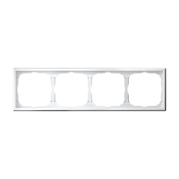 ARTGALLERY 4-постовая РАМКА, универсальная, БЕЛЫЙ Systeme Electric