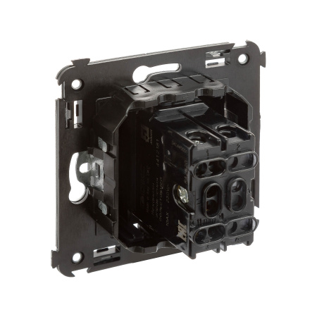 Механизм управления рольставней в стену, "Avanti", "Черный матовый" DKC