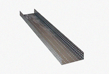 Лоток перфорированный ЛМ 100х80х2000 УХЛ1, горячее цинкование, S1,0