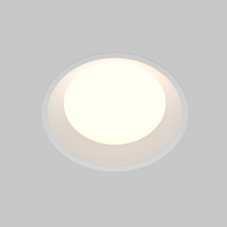 Встраиваемый светильник LED 18Вт Белый IP44 Downlight DL055-18W3-4-6K-W Technical Maytoni