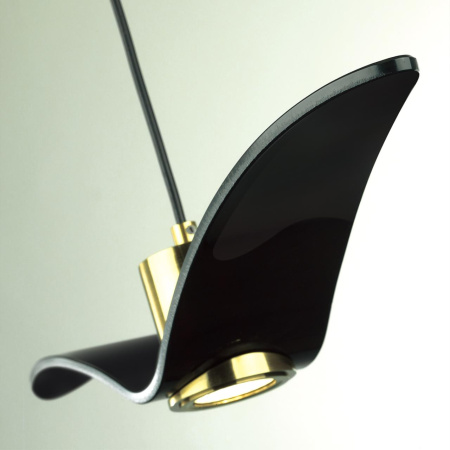 Подвес GU10 1*5W BIRDS чёрный/бронзовый/стекло C ODEON LIGHT