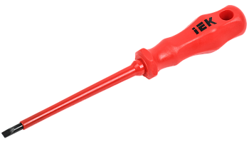 Отвертка шлицевая PROFI 5,5х125мм 1000В IEK