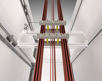 Кронштейн для шинодержателя плоских шин FORT для корпуса глубиной 600 PROxima EKF