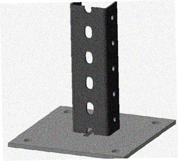 Стойка напольная (потолочная) СНП3000 УТ1,5,горячее цинкование, S2,5