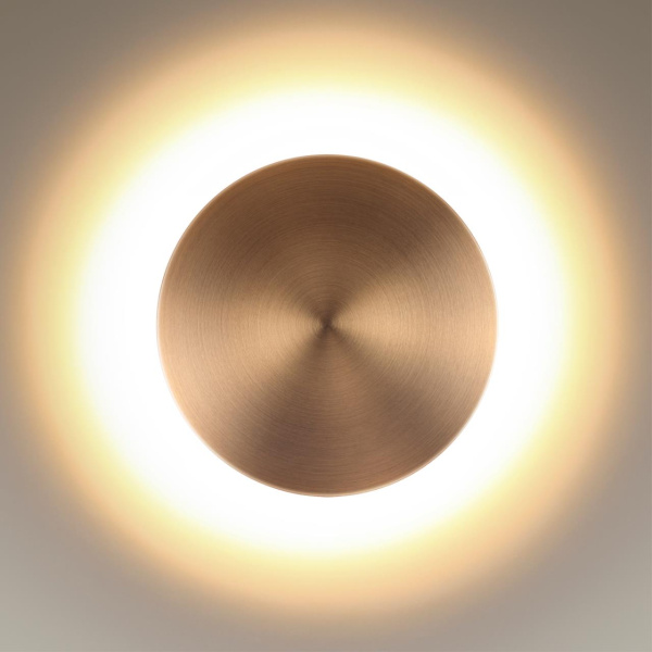 Настенный св-к LED 12W 840Лм 3000К ECLISSI античная бронза/металл ODEON LIGHT