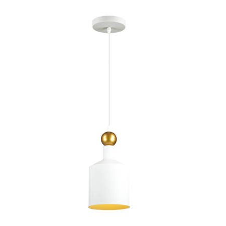 Подвес Е27 1*40W 220V BOLLI белый/золотой ODEON LIGHT