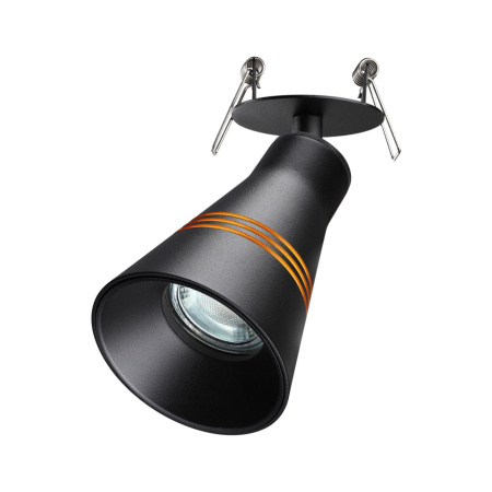 Св-к встр.IP20 GU10 9W 220V SOBIT черный NOVOTECH