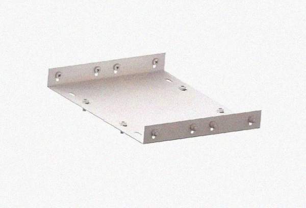 Соединитель лотковый замковый СЛЗ-400х65х1,0 УХЛ1, оцинкованный лист, S1,0