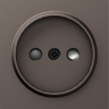 Donel A07 мокко накладка для розетки без заземления, со шторками 16A 250 В~,серия DB