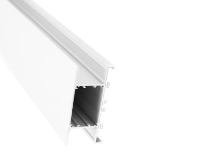 Donel Накладной двусторонний алюминиевый профиль, 42,3х90х2000. Цвет: Белый матовый, RAL9003,серия:DN8HF