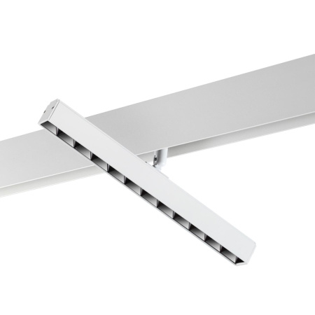 Трековый св-к для низков.шинопровода IP20 LED 4000K 12W 48V FLUM белый I NOVOTECH
