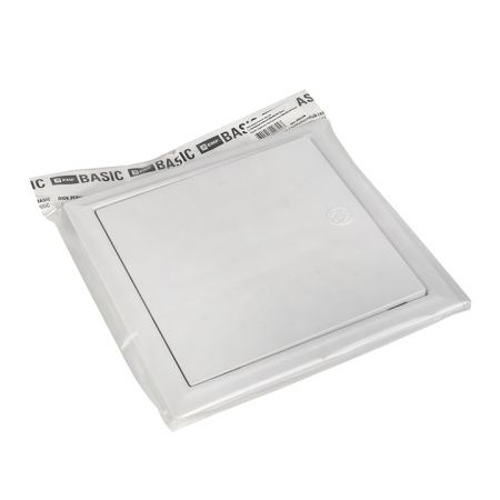 Люк ревизионный пластик с нажим, замком 200х200 (ШхВ внутр,) EKF Basic