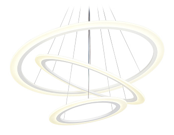 Светильник потолочный светодиодный с пультом FA4359/3 WH белый 145W 3000K/4200K/6400K D800*800 (ПДУ РАДИО 2.4G) Ambrella Light