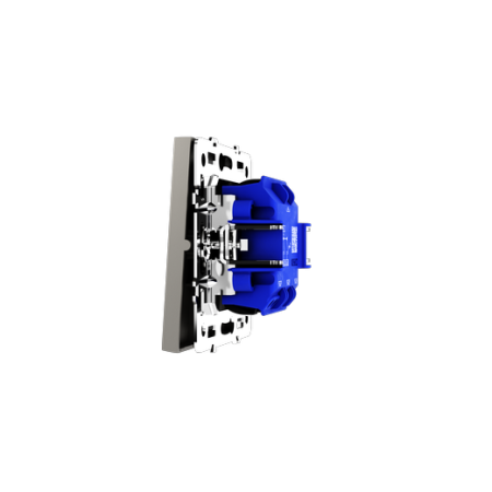 Выключатель встраиваемый Voltum S70 трехклавишный 10А, (кашемир)
