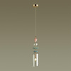 Подвес E14 1*40W 4855/1 BIZET золото/раноцветн./керамика/стекло ODEON LIGHT