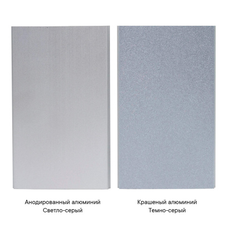 Алюминиевая колонна 0.5 м, цвет темно-серебристый металлик DKC