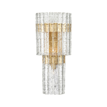Бра E14 3*40W MERKALE матов.золотой/прозрачный/стекло/ ODEON LIGHT