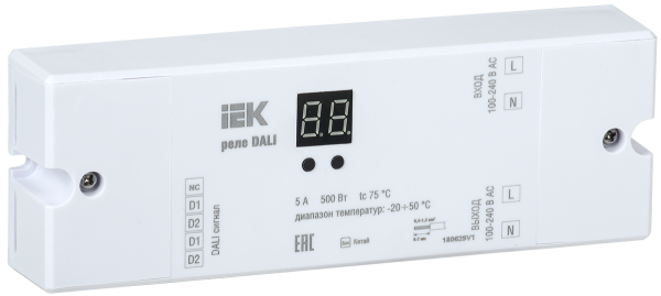 Реле DALI 500Вт (1 контакт) 230В IEK