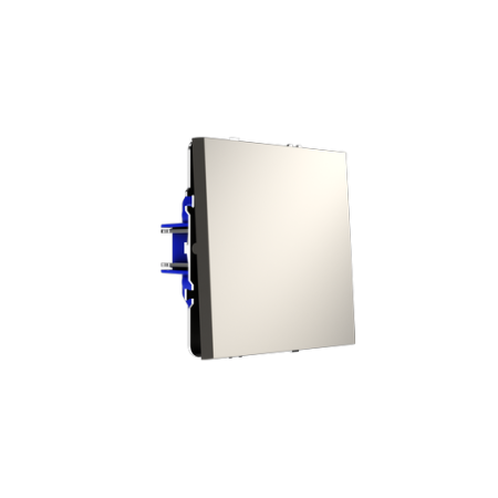 Проходной переключатель встраиваемый Voltum S70 одноклавишный 10А, (кашемир)