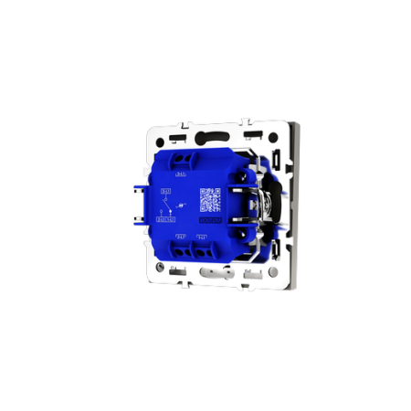 Проходной переключатель встраиваемый Voltum S70 одноклавишный с подсветкой 10А, (кашемир)