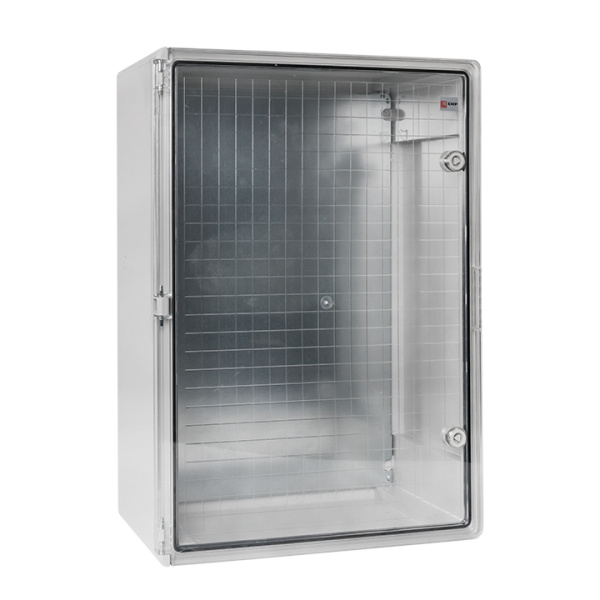 Щит пластиковый с монтажной платой прозр, дверь 800х600х260 мм IP65 PROxima EKF
