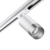 Св-к трековый однофазный двухжильный IP20 GU10 9W 220V SLIM белый/серебро NOVOTECH